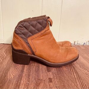 Merrell Chateau‎ II Women's Size 6 Brown Leather Wool Side Zip Waterproof Boots